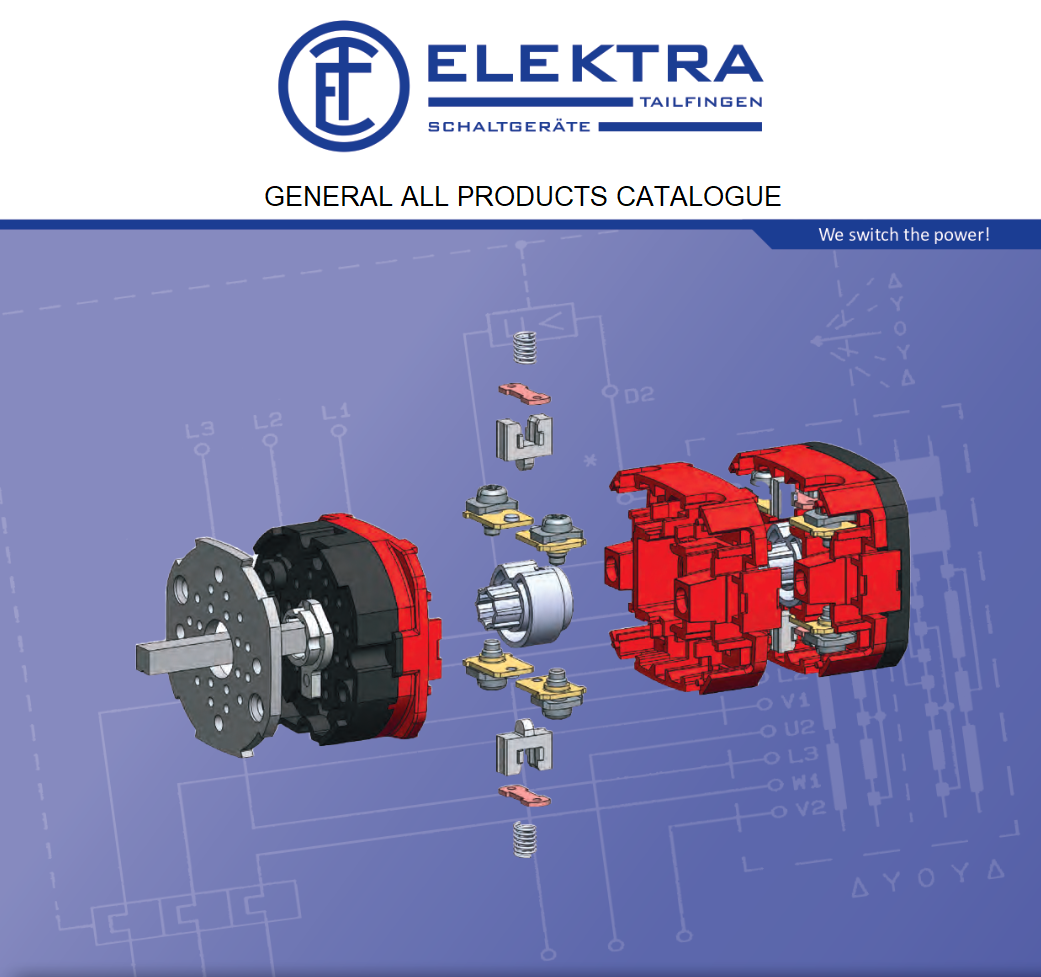 ELEKTRA GENERAL ALL PRODUCTS CATALOGUE